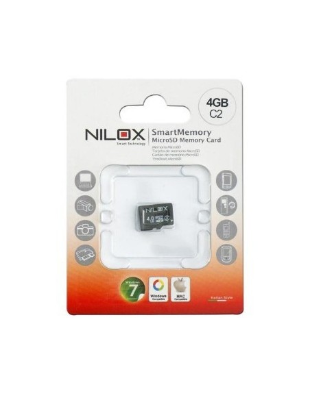 Nilox 4GB microSD Classe 2