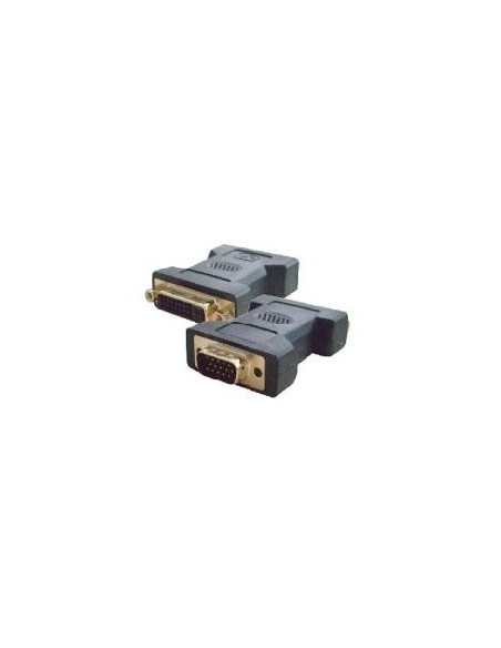 Nilox DVI F - VGA M DVI-D Nero