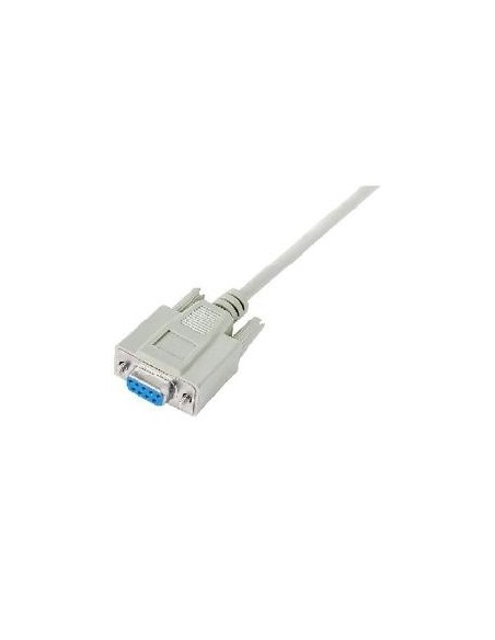 Nilox RS232 9pin 9pin, 2m, F F cavo seriale Bianco