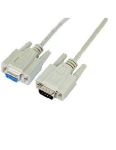 Nilox RS232 9pin 9pin, 2m, M F cavo seriale Bianco