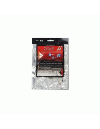 Nilox 07NXRC10F5201 cavo di rete Grigio 10 m