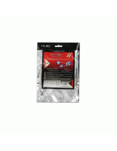 Nilox 07NXRC10U6201 cavo di rete Grigio 10 m