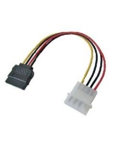 Nilox SATA 15pin - 5.25 4pin, F M, 0.15m 0,15 m