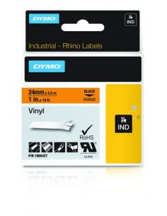 Dymo NASTRO 24MMX 5 5M VINILE NE ARA D1 RHINOPRO 1805427 0071701059833 MATERIALE DI CONSUMO