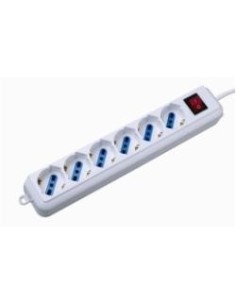 Nilox 07NXSM6PIN001 unità di distribuzione dell'energia (PDU) Bianco