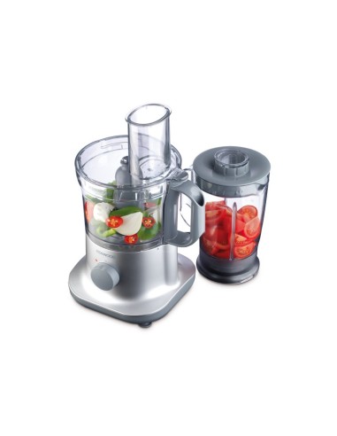 Kenwood FPP225 robot da cucina 750 W 2,1 L Argento, Trasparente