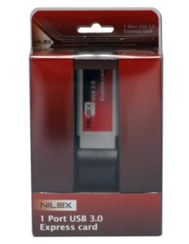 Nilox SCHEDA PCMCIA USB 3.0 1 PORT scheda di interfaccia e adattatore USB 3.2 Gen 1 (3.1 Gen 1)