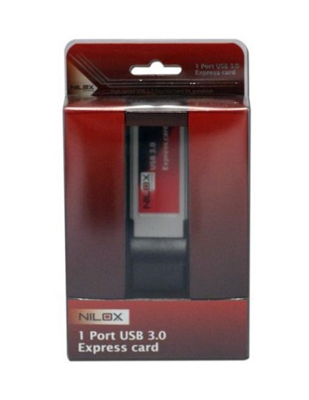 Nilox SCHEDA PCMCIA USB 3.0 1 PORT scheda di interfaccia e adattatore USB 3.2 Gen 1 (3.1 Gen 1)