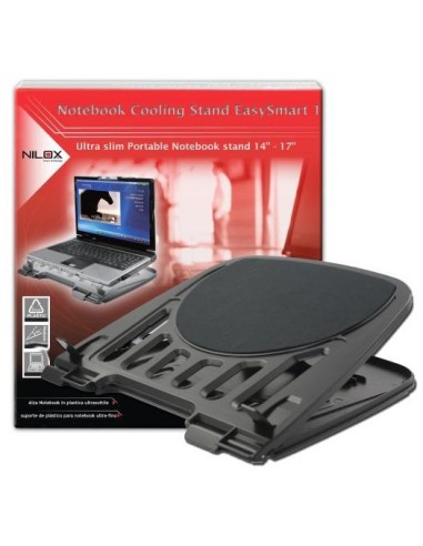 Nilox 10NXAN0000001 base di raffreddamento per laptop 43,2 cm (17") Nero