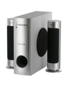 Nilox NX-sp202 set di altoparlanti 28 W Grigio 2.1 canali