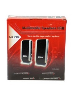 Nilox 10NXCA4920001 altoparlante Nero, Argento Cablato 6 W 2
