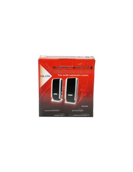 Nilox 10NXCA4920001 altoparlante Nero, Argento Cablato 6 W