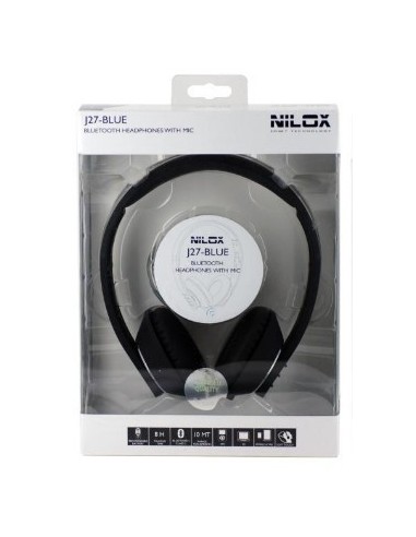 Nilox J27-BLUE Auricolare Wireless A Padiglione Bluetooth Nero
