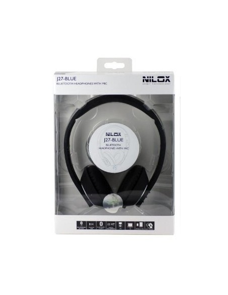 Nilox J27-BLUE Auricolare Wireless A Padiglione Bluetooth Nero