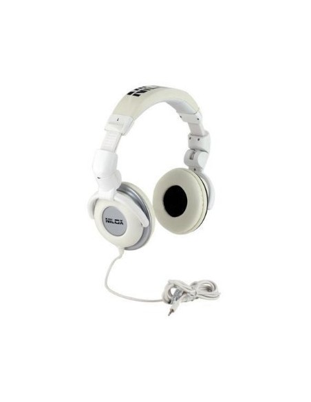 Nilox DJ-NX1 Cuffie Cablato A Padiglione Musica e Chiamate Bianco