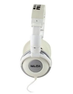 Nilox DJ-NX1 Cuffie Cablato A Padiglione Musica e Chiamate Bianco 2
