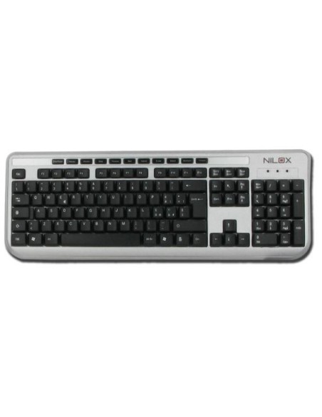 Nilox 10NXKB3526005 tastiera USB + PS 2