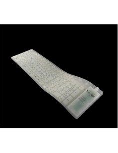 Nilox IN SILICONE BIANCA USB PS2 tastiera USB + PS 2 Bianco