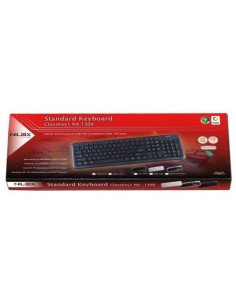 Nilox 10NXKBST26001 tastiera USB + PS 2 Nero 2