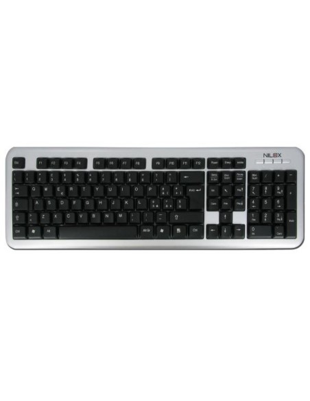 Nilox 10NXKBST26003 tastiera USB + PS 2