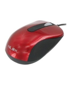 Nilox 10NXMM0812001 mouse USB tipo A Ottico 1000 DPI