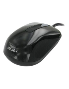 Nilox 10NXMM0812003 mouse USB tipo A Ottico 1000 DPI