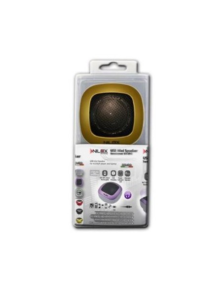 Nilox NX-SW1 Altoparlante portatile mono Giallo 2 W