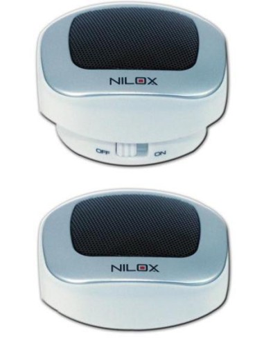 Nilox NX-SW1 Altoparlante portatile mono Argento 2 W