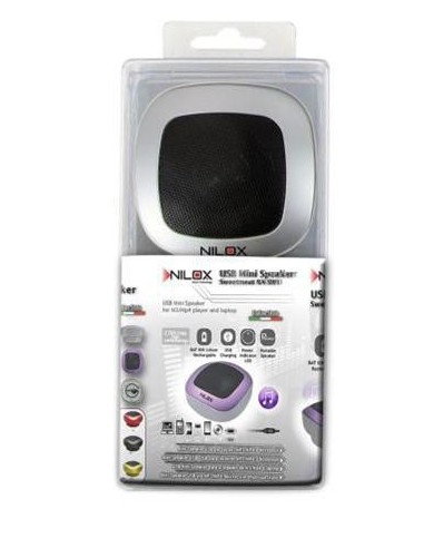 Nilox NX-SW1 Altoparlante portatile mono Argento 2 W