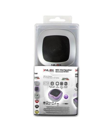 Nilox NX-SW1 Altoparlante portatile mono Argento 2 W