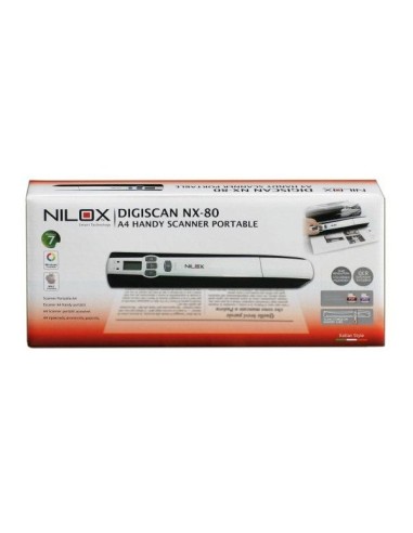 Nilox Digiscan NX-80 Scanner a foglio 600 x 600 DPI A4 Nero, Bianco