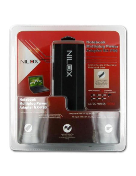 Nilox ALIMENTATORE UNIV NBOOK SLIM