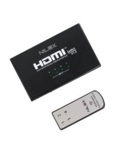 Nilox NX-4 switch per keyboard-video-mouse (kvm) Nero