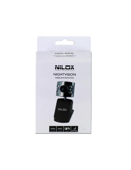 Nilox 10NXWC03IR001 webcam 640 x 480 Pixel USB 2.0 Nero
