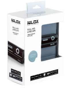 Nilox 10NXWCFH00001 webcam 3 MP 1920 x 1080 Pixel USB 2.0 Nero 2