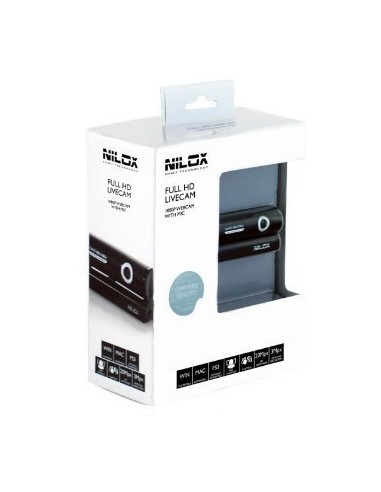 Nilox 10NXWCFH00001 webcam 3 MP 1920 x 1080 Pixel USB 2.0 Nero
