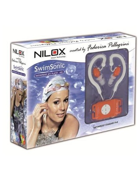 Nilox 13NXM3SU02002 lettore e registratore MP3 MP4 4 GB Arancione