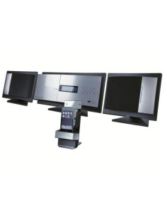 Nilox STEEL WALL NX-7787 STEREO Mini impianto audio domestico 20 W Alluminio