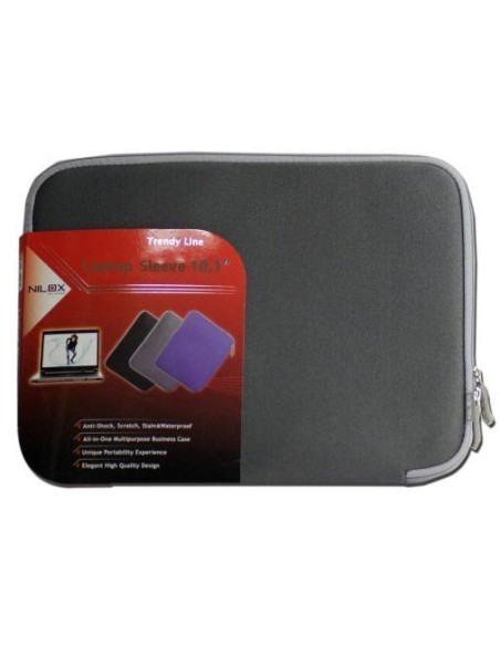 Nilox 14NXBO02D1009 borsa per laptop 25,6 cm (10.1") Custodia a tasca Grigio