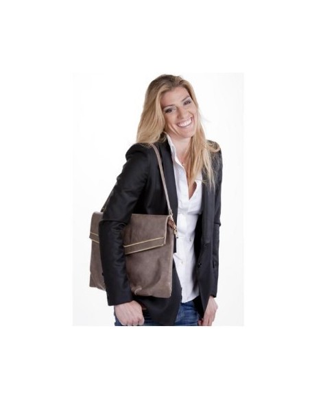 Nilox 14NXPOECQS001 borsa per laptop 39,6 cm (15.6") Ventriquattore da donna Grigio