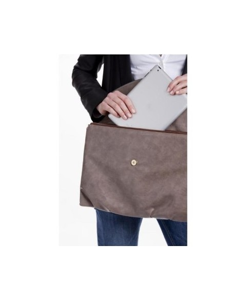Nilox 14NXPOECQS001 borsa per laptop 39,6 cm (15.6") Ventriquattore da donna Grigio