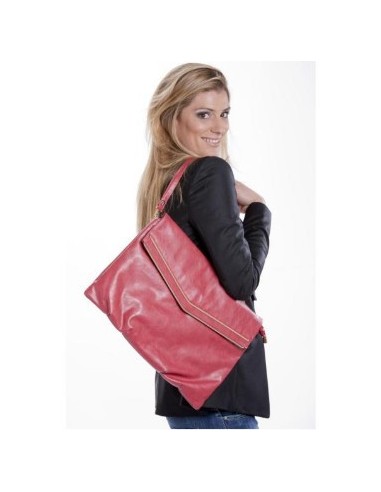 Nilox 14NXPOECQS003 borsa per laptop 39,6 cm (15.6") Ventriquattore da donna Rosso