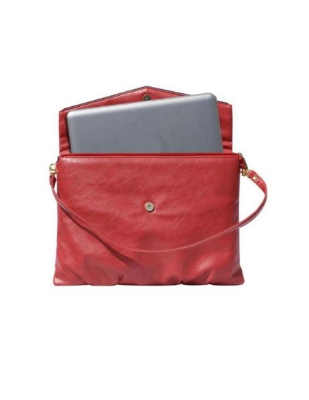 Nilox 14NXPOECQS003 borsa per laptop 39,6 cm (15.6") Ventriquattore da donna Rosso