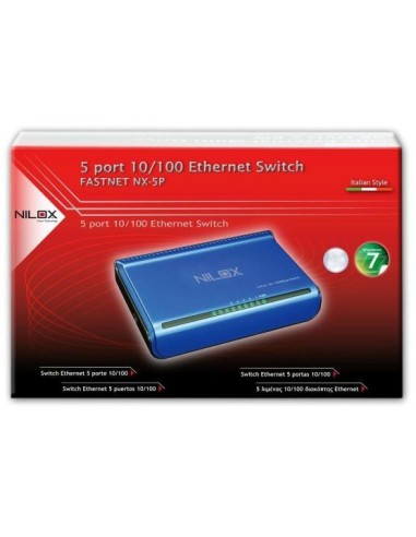 Nilox 16NX040501002 switch di rete Blu