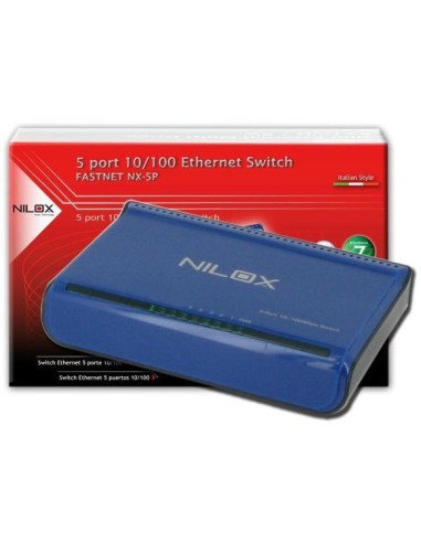 Nilox 16NX040501002 switch di rete Blu