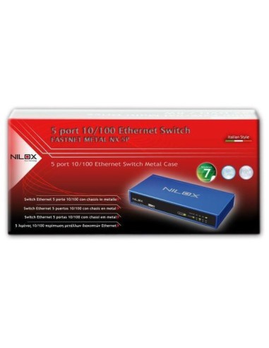 Nilox 16NX040501003 switch di rete Nero
