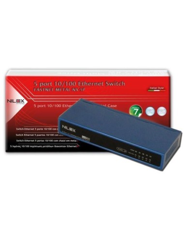 Nilox 16NX040501003 switch di rete Nero