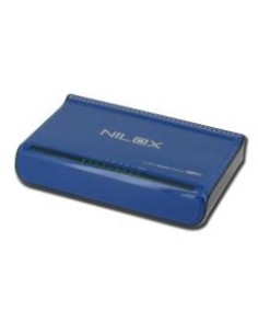 Nilox 16NX040502002 switch di rete Blu