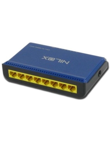Nilox 16NX040801002 switch di rete Blu