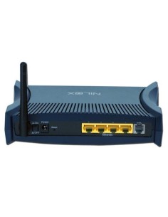 Nilox NX-R150 router wireless Fast Ethernet Nero, Blu 2